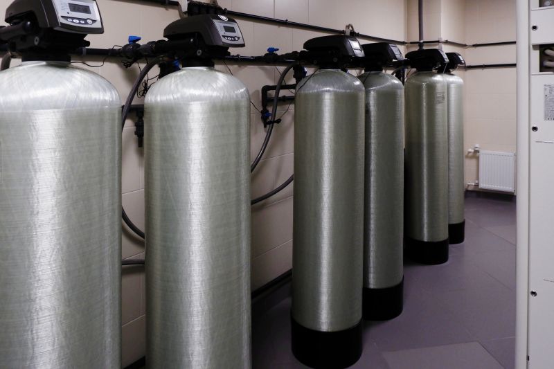 Multi-Unit Water Softening System